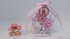 Souvenir Casita Pajaro Flor Metal 15 Años / Bautismo / Boda