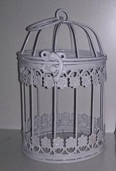 Jaula Florcitas 24 Cm - Somos tu Evento