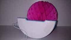 Bola De Papel Nido De Abeja Para Colgar Decorar Eventos 30cm - Somos tu Evento