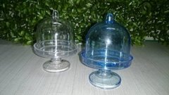 Souvenir Mini Posa Torta Con Pie Plástico 7,5 Cm