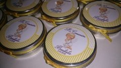Lata Pastillero Souvenir Comunion Con Denario - Somos tu Evento