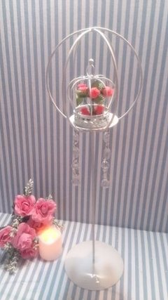Centro De Mesa Candelabro 43cm Caireles 15 Años en internet
