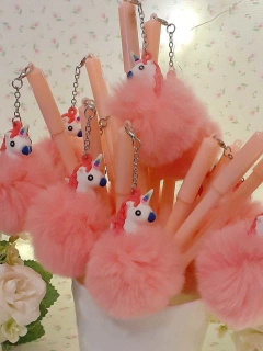lapicera pompon unicornio en internet