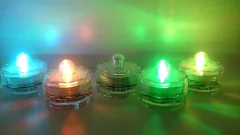 vela luz led sumergible multicolor en internet