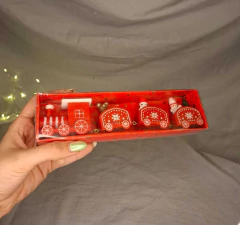 tren navideño de madera - comprar online