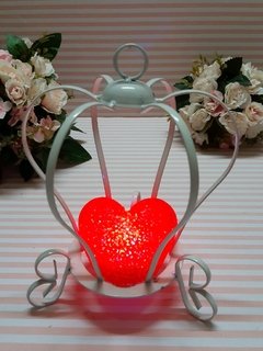 Corona con corazón LED centro de mesa - comprar online