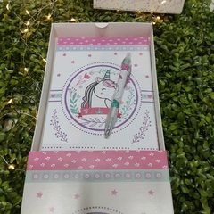 Anotador En Caja Con Lapicera Cayetana Souvenir Nena en internet