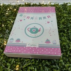 Anotador En Caja Con Lapicera Cayetana Souvenir Nena - Somos tu Evento