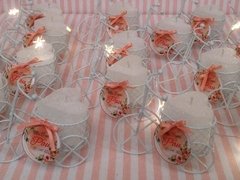 Souvenir Mini Bici corazón Con Vela Y Tarjeta - tienda online