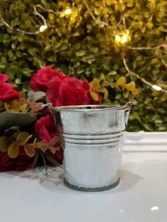 Imagen de Balde Metal Zinc Chico 6cm