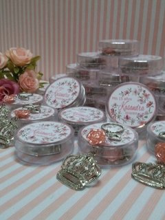 souvenir llavero corona con cajita - tienda online