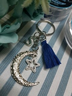 Souvenir llavero luna y estrella con cajita - comprar online