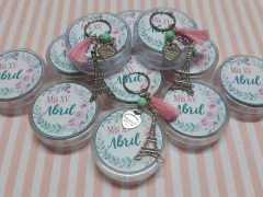 Souvenir llavero torre eiffel con cajita - comprar online