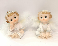 ANGEL SENTADO ALAS TUL 8CM - comprar online