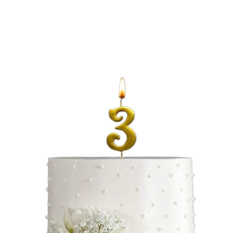 Vela De Cumpleaños NUMERO