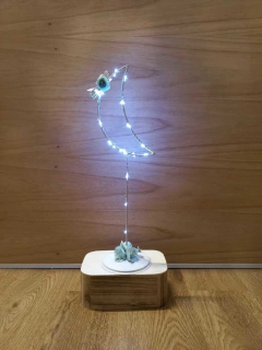 centro de mesa luna con luces led y flores - tienda online