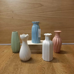 Florero de ceramica 18 cm Centro De Mesa Decoración - Somos tu Evento