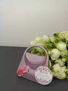 Souvenir espejo carterita con flores - comprar online