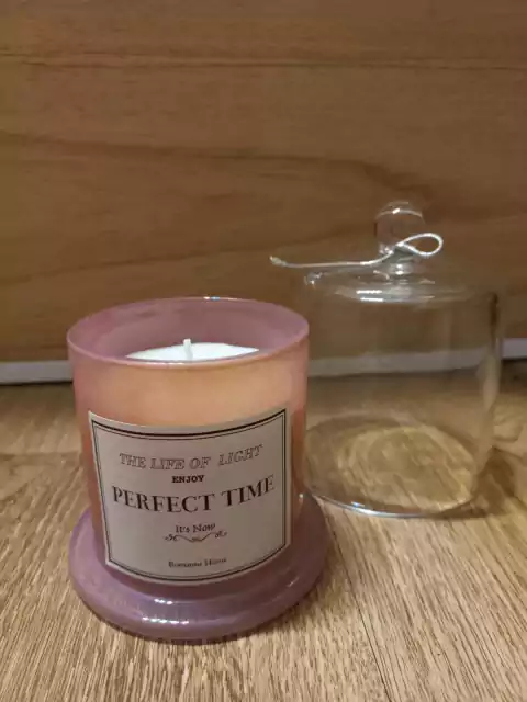 CAMPANA DE VIDRIO CON VELA