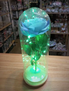 centro de mesa Rosa encantada 25 cm la bella y la bestia - Somos tu Evento