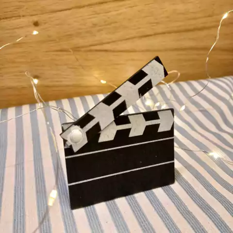 Souvenir Claqueta Cine Pizarra