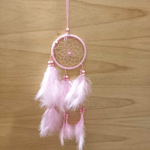 ATRAPASUEÑOS CON PLUMAS DECO 11 CM