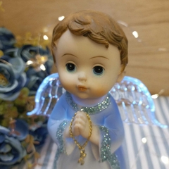 Angel Con Luz Comunion Adorno Torta 17 cm