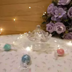 Souvenir Caramelera Corona Mini Plástico - 7 Cm en internet