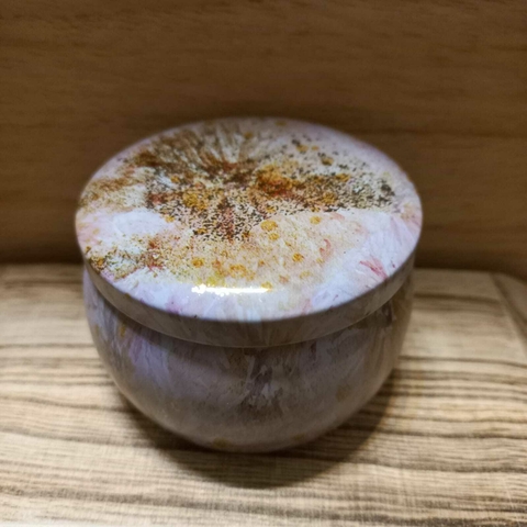 Latitas metálicas redonda brillo - comprar online