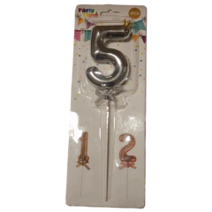 Numero Adorno Torta Topper Grande Globito - comprar online