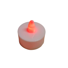 Velita Vela Luz Led Bajita Blanca/ Calida en internet