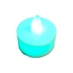 Velita Vela Luz Led Bajita Blanca/ Calida - Somos tu Evento