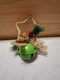 cascabel navideño con moño - comprar online