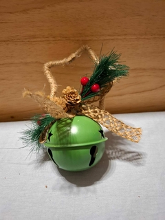 cascabel navideño con moño en internet