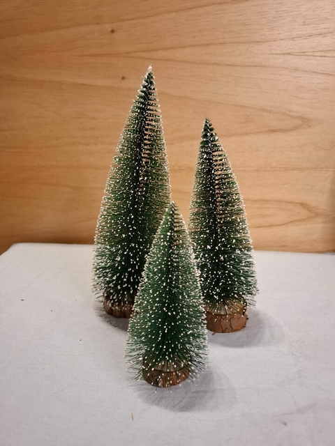 arbolito navidad pino nevado 15cm