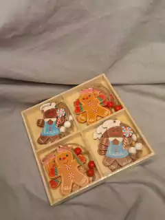 Adornos De Navidad Caja De 12 Colgantes - Somos tu Evento