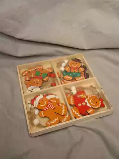 Adornos De Navidad Caja De 12 Colgantes - tienda online