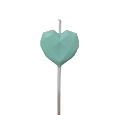 Vela De Cumpleaños DIAMANTE CORAZON PASTEL - comprar online