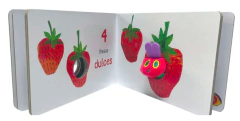 La pequeña oruga glotona 123. Libro títere de dedo - El libro feroz