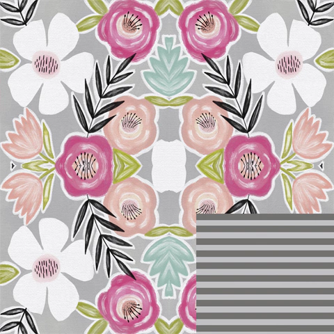 Papeles para origami "Silver Gardenia" ( Tamaño 15x15 cm, BIFAZ, pack x 20 papeles)