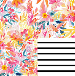 PAPEL PARA ORIGAMI "SPRINGTIME" ( TAMAÑO 15X15 CM, BIFAZ, PACK X 20 PAPELES)