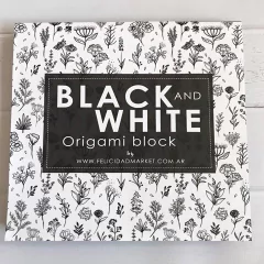 Block surtido "Black and white" 15x15 cm 120 papeles