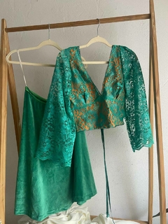 Blusa Amapola Verde - tienda online