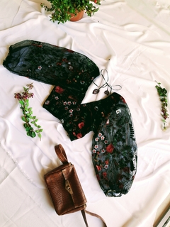 Blusa Suspiro Negra
