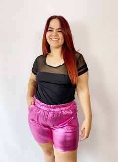 Short Foil Fucsia - comprar online