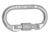 Mosquetao Oval em Aco Com Rosca - 22 kn