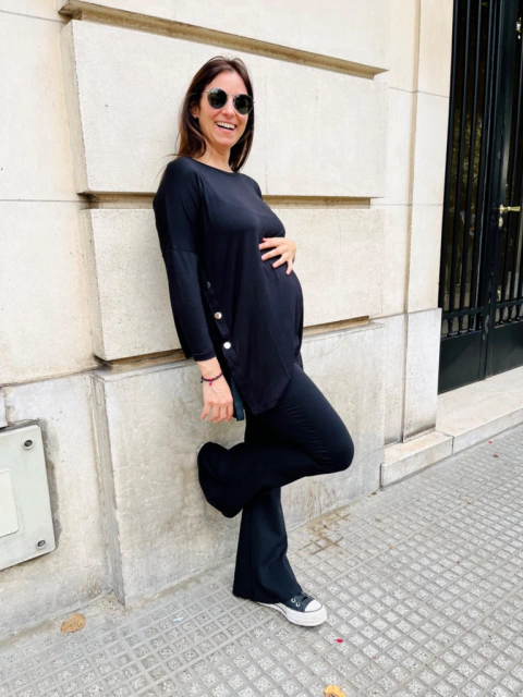 Oxford Embarazada Negro