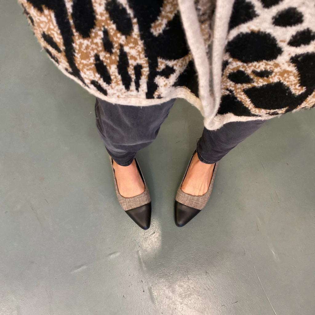 Ballerina Gris & Negro (37)