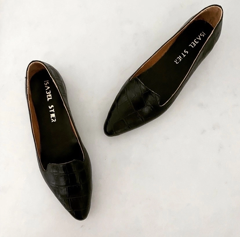 Slipper Croco Negro (41) y (42)
