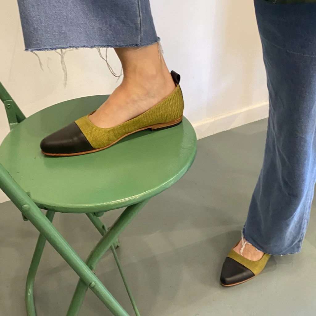 Ballerina verde Olivia (37) y (41)